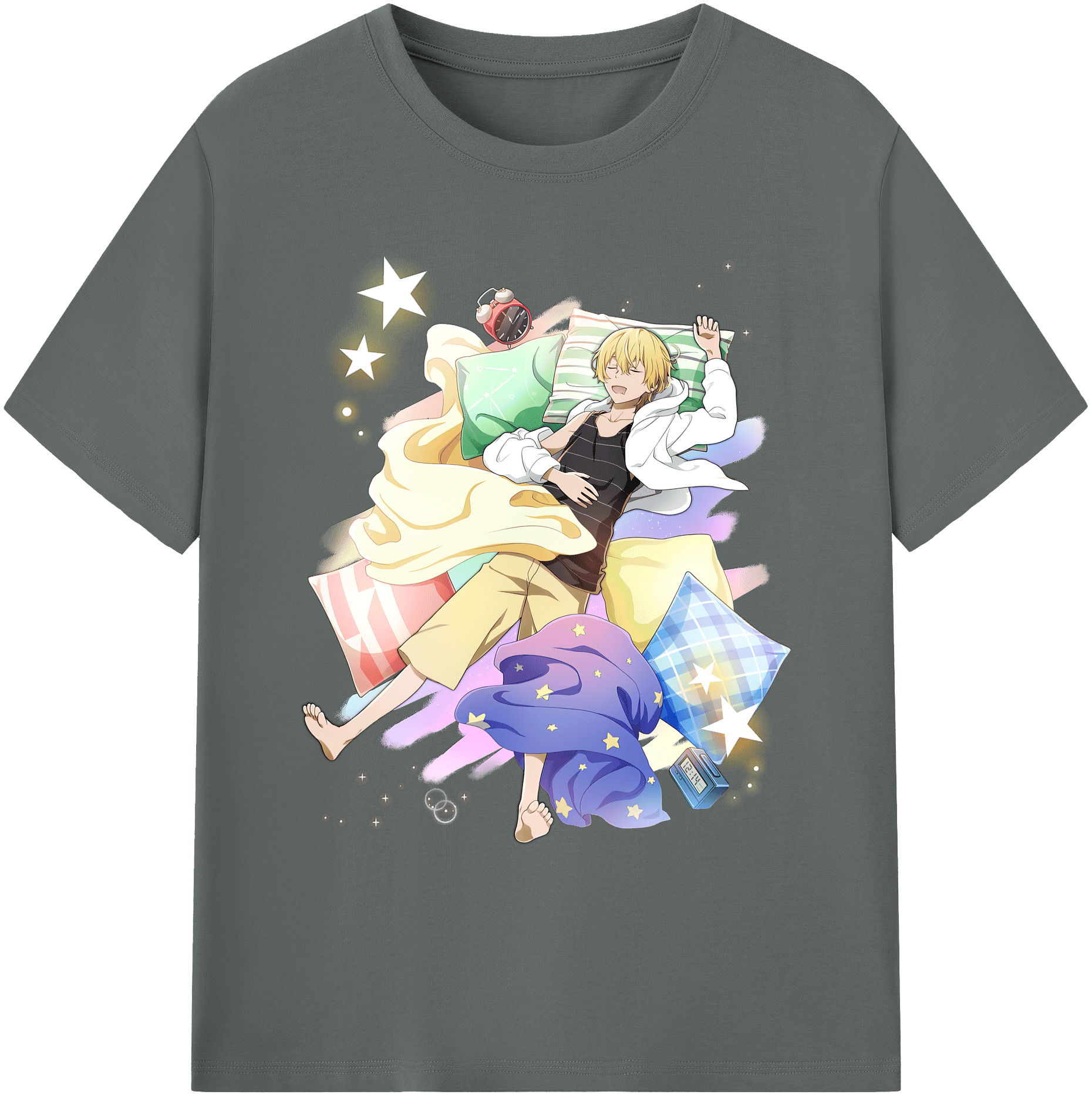 （画像用） 文豪ストレイドッグス Bungo Stray Dogs 綿100％ メンズ半袖Tシャツ｜肌触りやわらか＆通気性